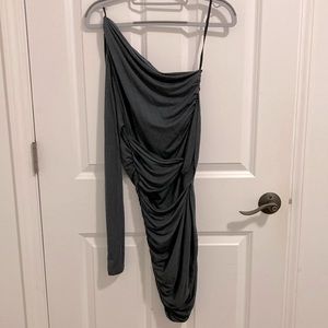 Tart body con blueish gray dress, one should, size 4.